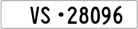 Truck License Plate